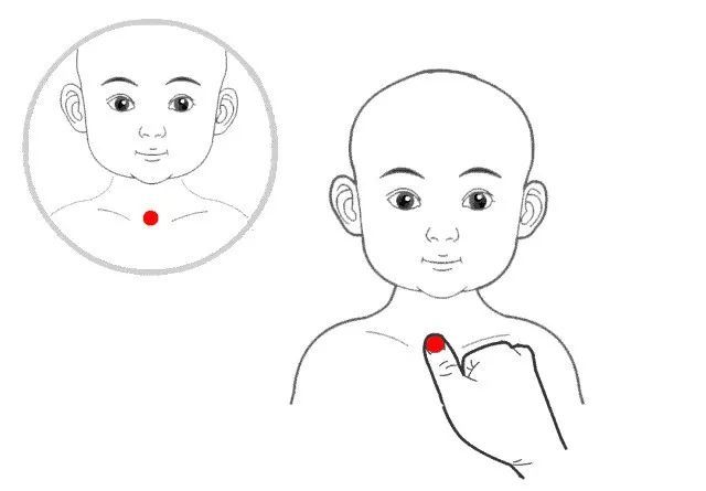 3.按揉膻中