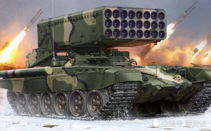 tos-1多管火箭炮