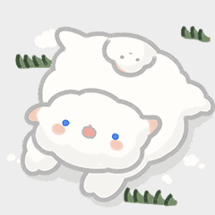 可爱的动态小羊表情包