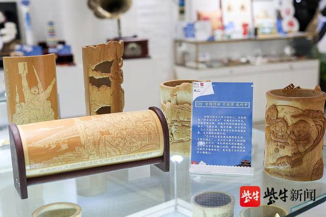 金陵竹刻,东沟老鹅,鸡首壶衍生艺术品获