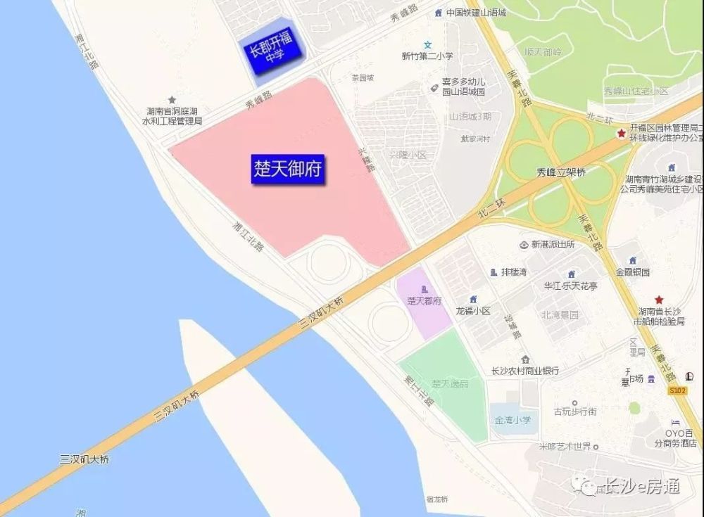 麓山高岭实验学校效果图 另外,开福区的民办初中青竹湖湘一,赫赫有名