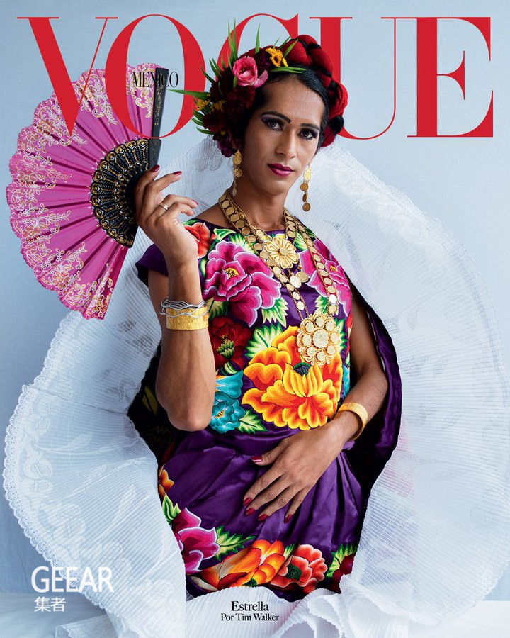 vogue首次选用墨西哥第三性别