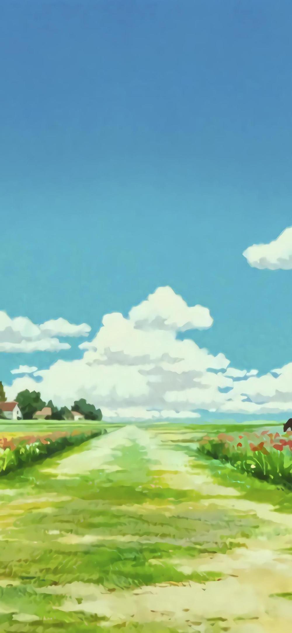 宫崎骏动漫背景图:遇见你的日子是一个好天气