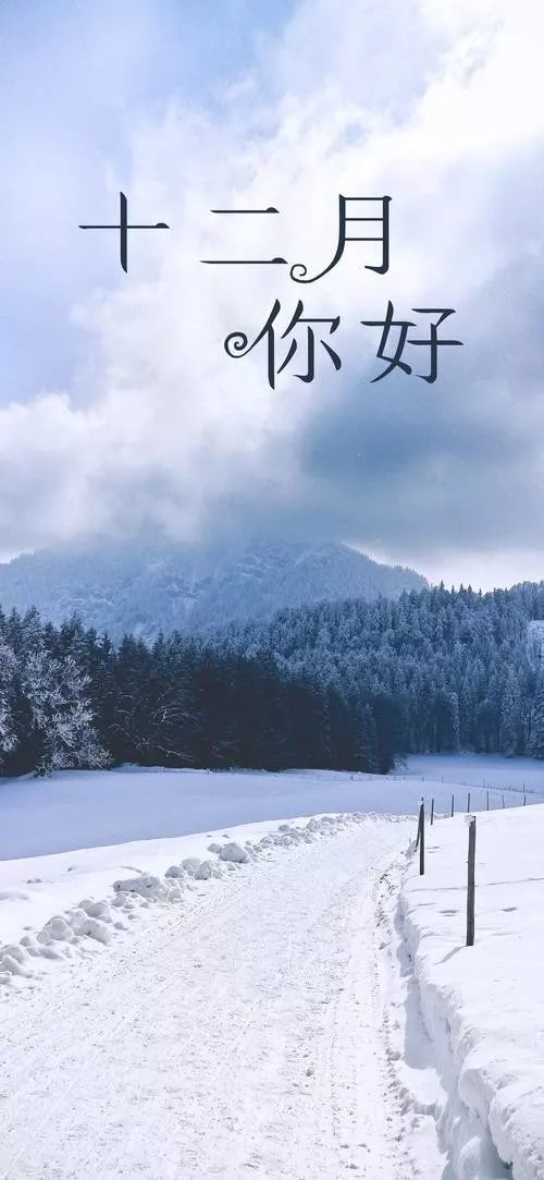 十一月再见十二月你好说说心情短语优美句子,12月你好图片