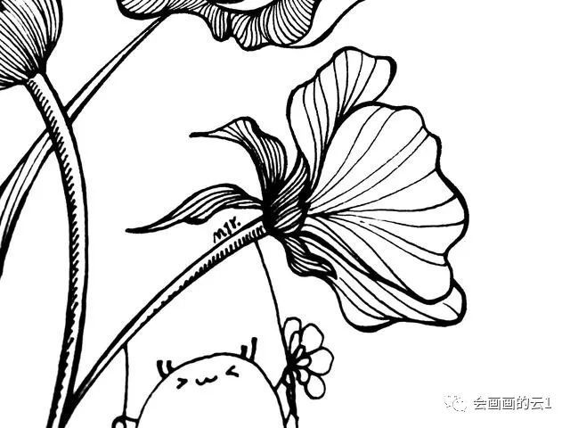 手把手教你画,简单的线条好看的画