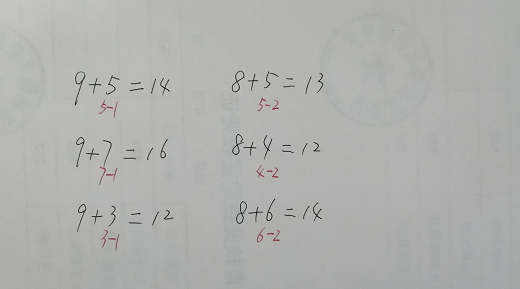 一年级最难的20以内进位加法,这两个速算法,正确率高