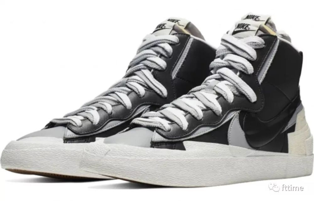 sacai x nike blazer mid解构黑 nike 与日本品牌 sacai 携手合作,将