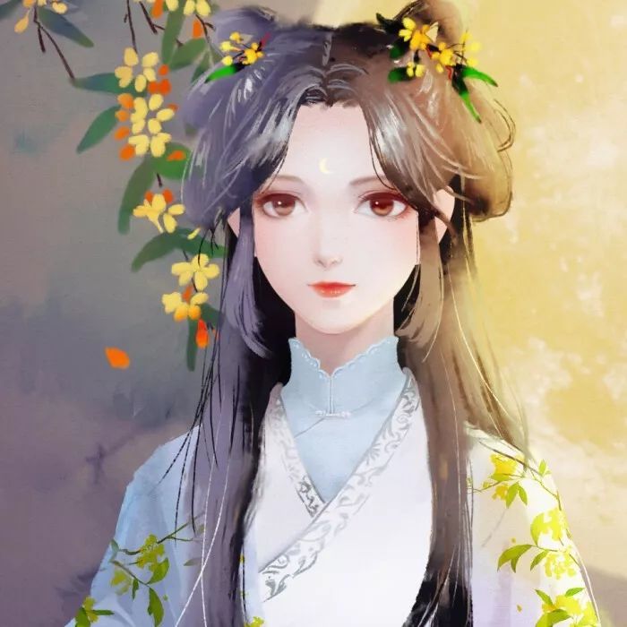 意境古风女生头像 闲梦江南梅熟日 夜船吹笛风萧萧