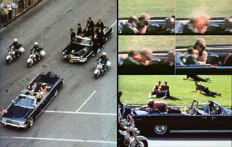 肯尼迪总统被刺杀历史场面