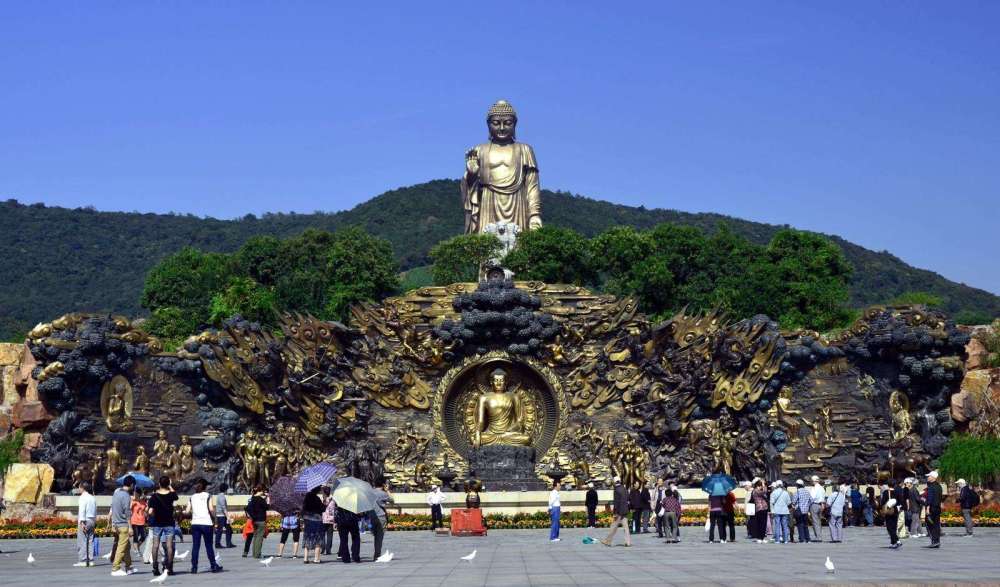 是国家5a级旅游景区无锡市灵山景区的重要组成部分之一