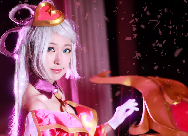 英雄联盟琴女cosplay,优雅可人,尽显温婉气质