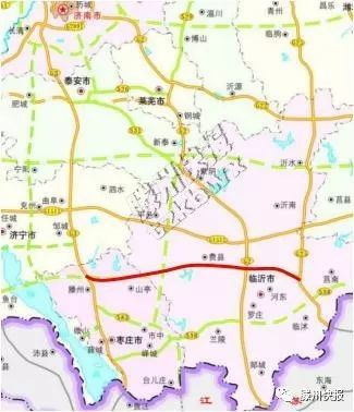 临滕高速走向图 brt城区段路线图 (滕州快报标注路线图 非官方公布