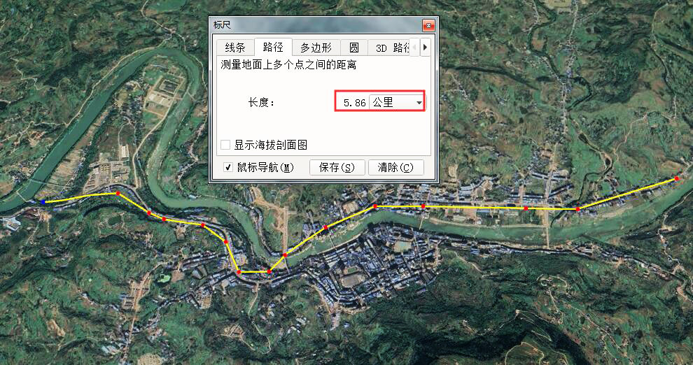 卫星上看四川宣汉县南坝镇:宣汉第一大镇,并没有想象中那么大