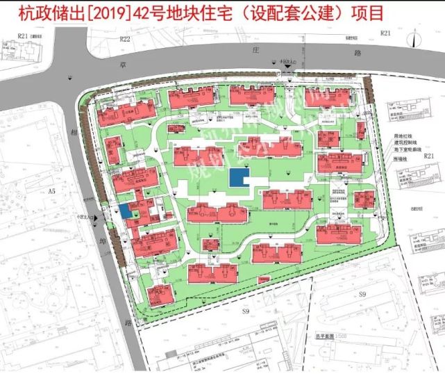 金隅笕桥项目规划公示,14幢小高层 1幢公租房
