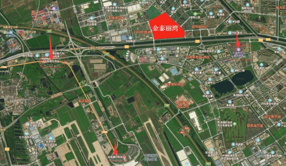 地铁2号线,奥特莱斯,sm滨海城等城市资源,共同服务空港和华明镇的常住