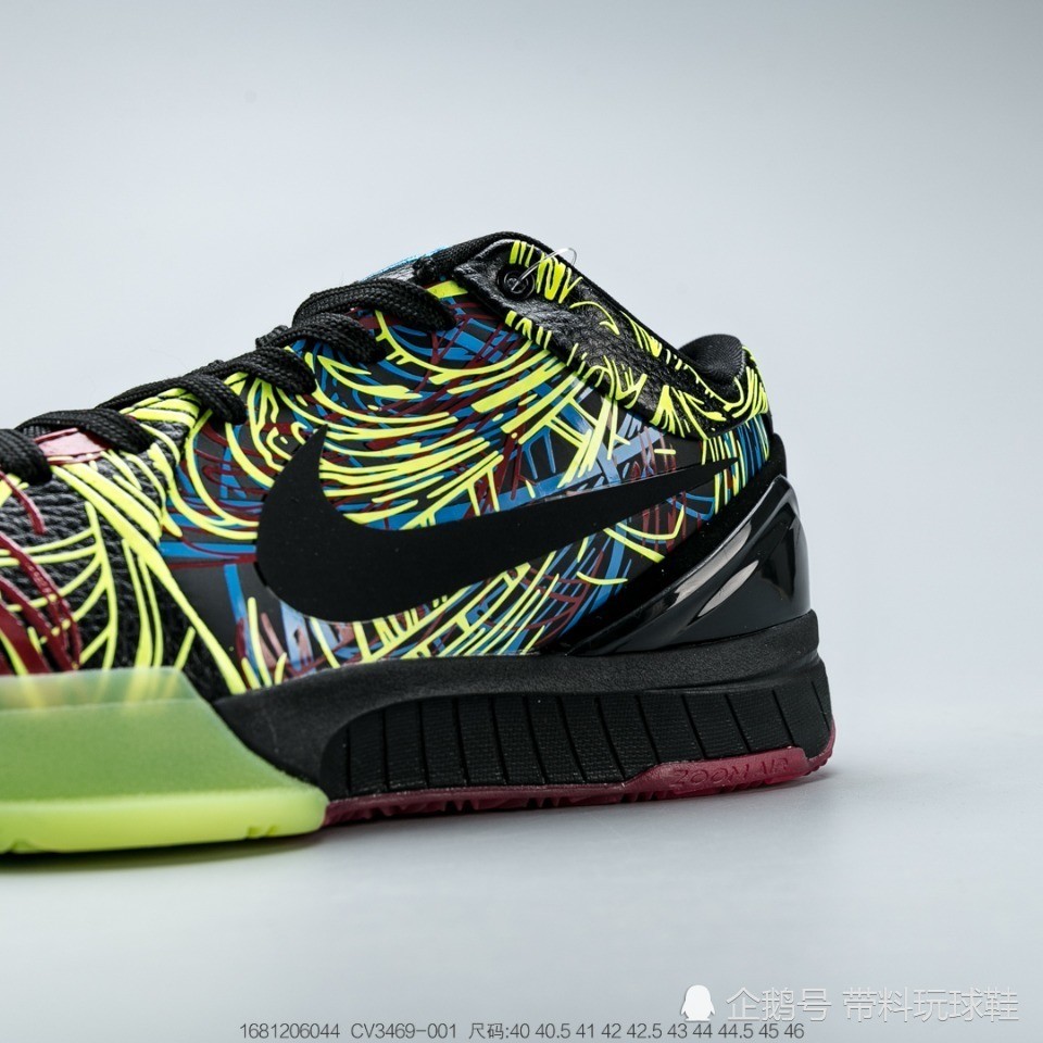 耐克nike zoom kobe 4 涂鸦 科比4 复刻低帮运动篮球鞋