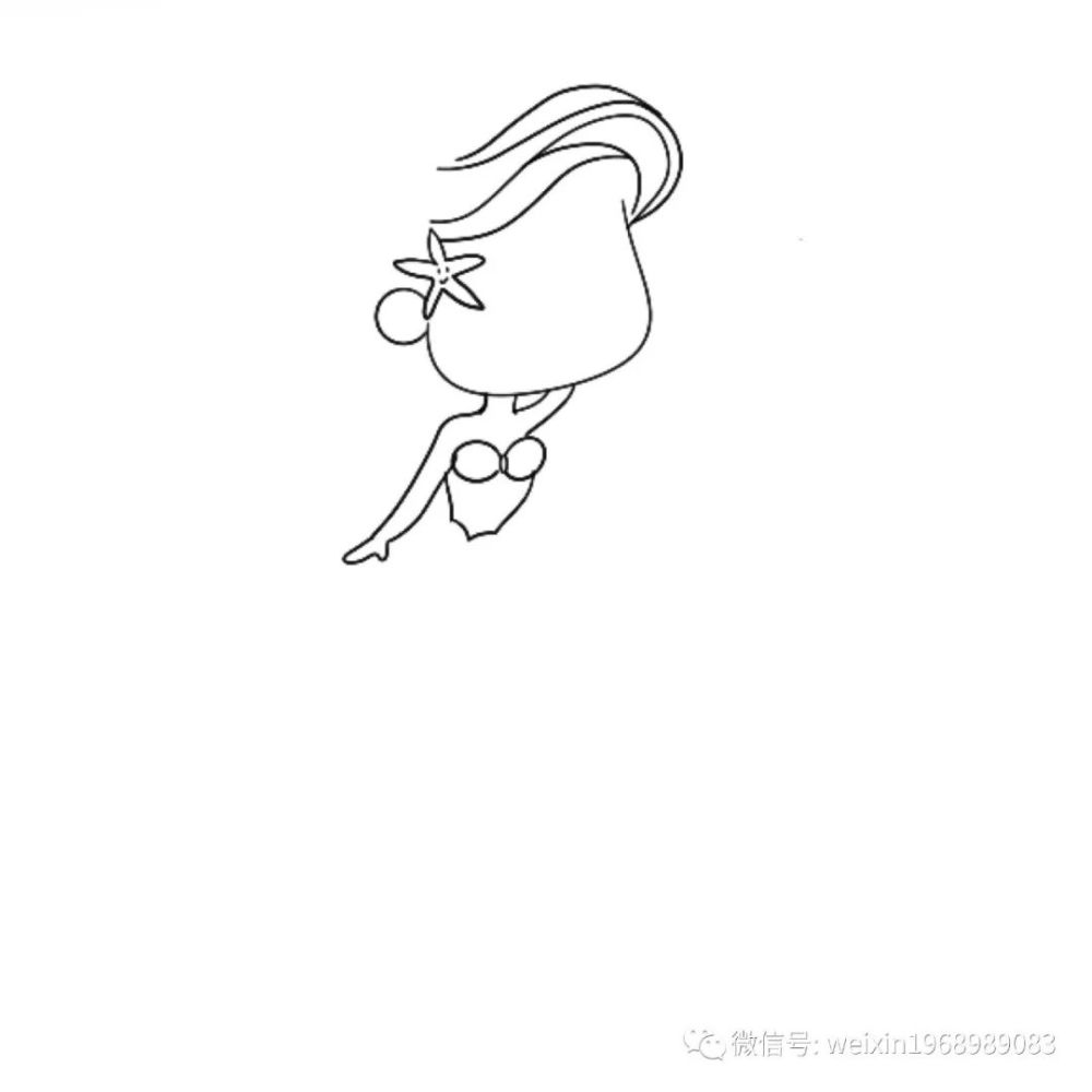 零基础小白们快看过来!这条美人鱼适合你画
