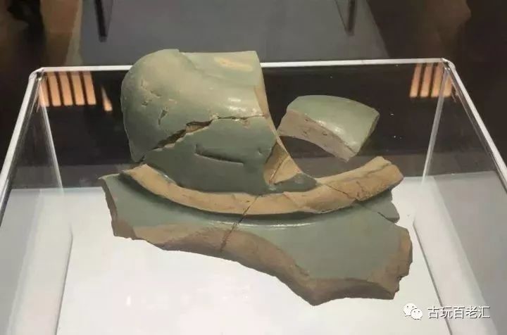 北宋晚期 汝窑天青釉瓷器座标本,2000年清凉寺汝官窑遗址iv区出土