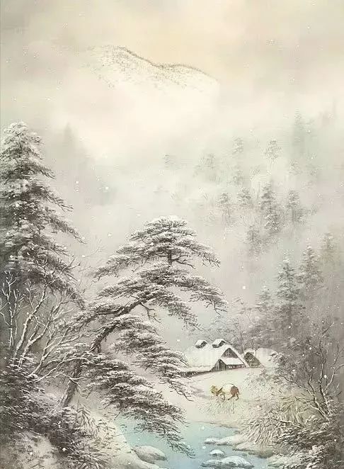 大雪压青松,一点情怀半点愁