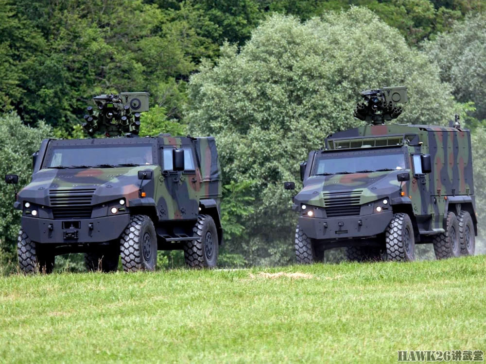 瑞士订购100辆"鹰v"6×6装甲侦察车 全重15吨2023年开始交付
