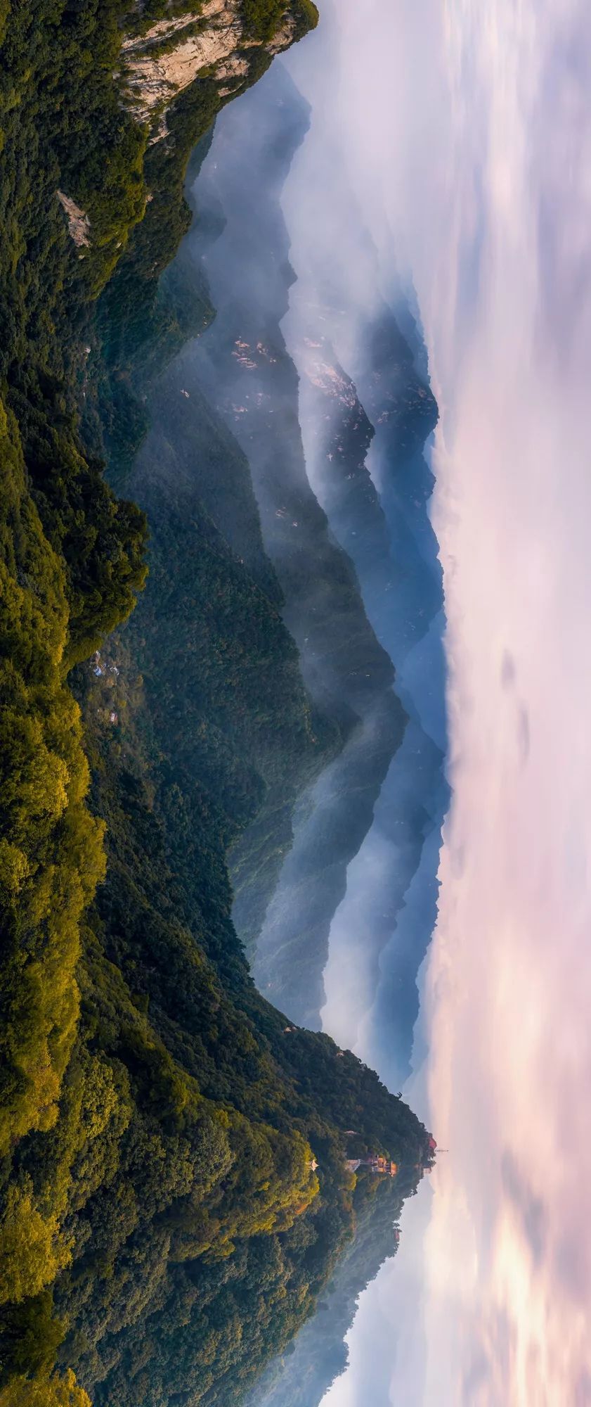 终南山五台全景.摄影/杨瑞良