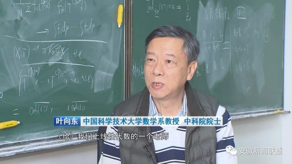 叶向东三十多年不懈努力钻研求索数学之美