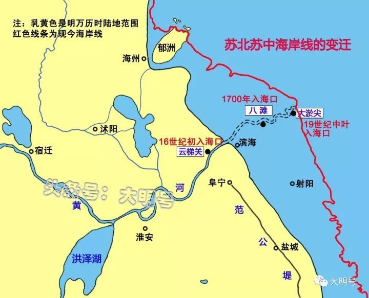 废黄河与黄河改道