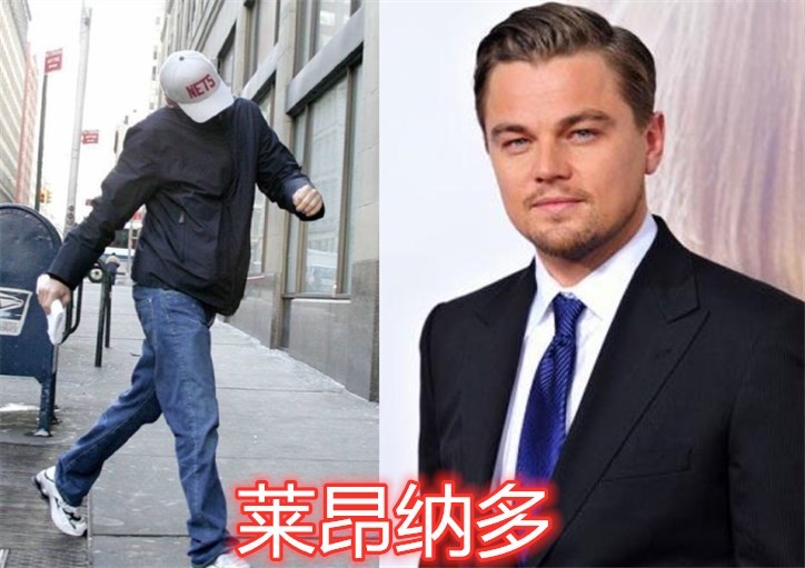 有种花式拍照叫"躲狗仔",莱昂纳多看不见,奥尼尔自欺欺人