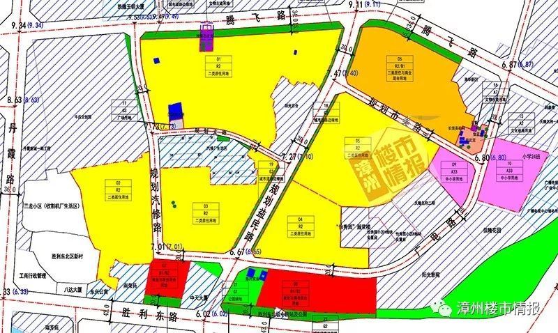 漳州市区益民片区控规公示!住宅商业学校一应俱全!总建超67万