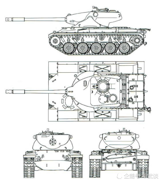 只不过当时t69中型坦克使用的是t42中型坦克的底盘,因此成为了一辆