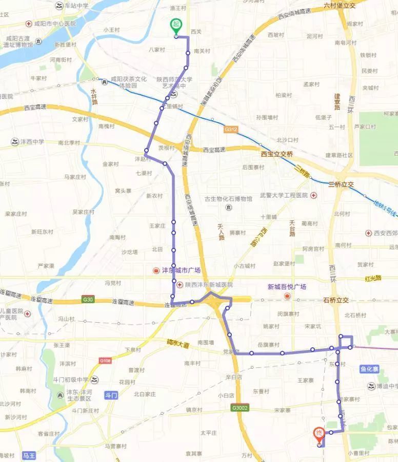 西咸公交828路