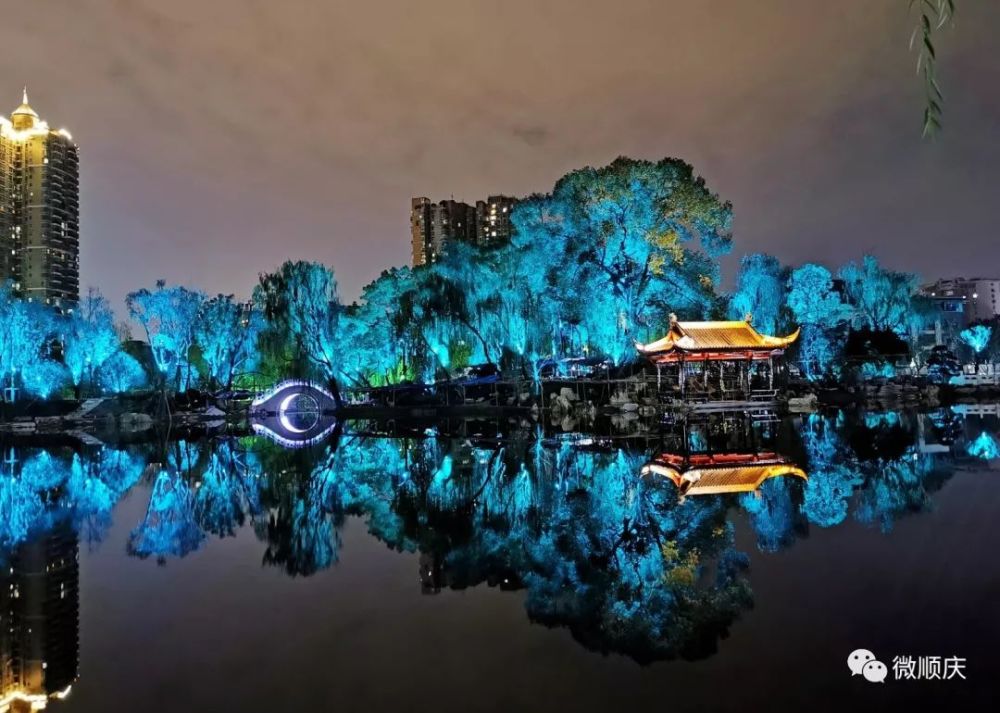 一大波北湖公园夜景美图 视频抢先看!
