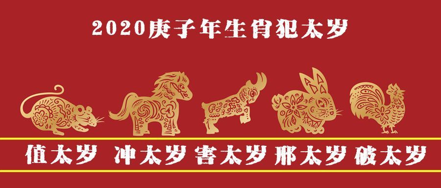 2020 农历庚子年:有哪些属相犯太岁?