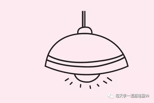 每天学一幅简笔画-电灯简笔画大全