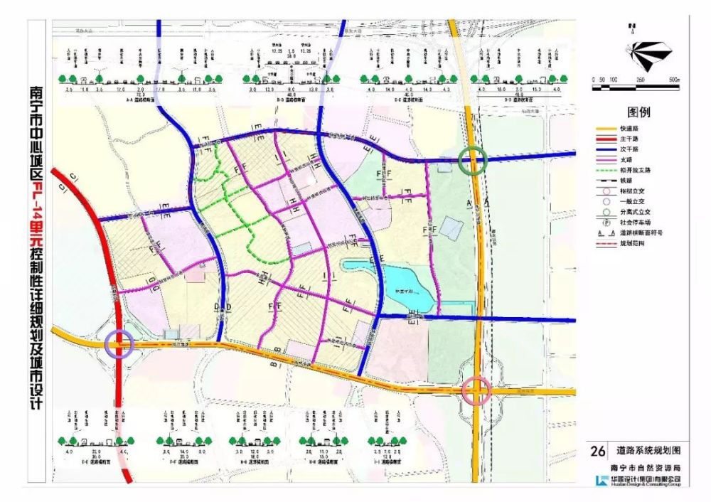 于青环路和林里桥路之间横向规划了许多单向车道,未来住宅区内交通将