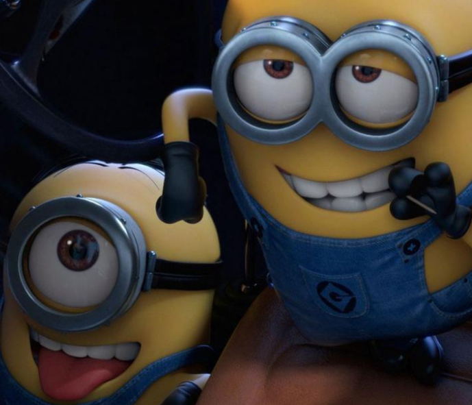 动漫壁纸来袭,呆萌可爱的小黄人,给你一天的好心情