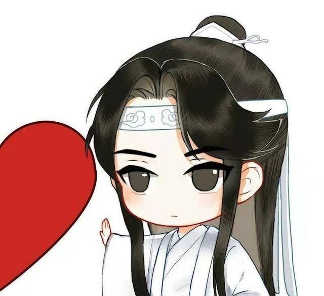 "魔道祖师"忘羡cp头像:你的过去我来不及参与,你的未来我奉陪到底