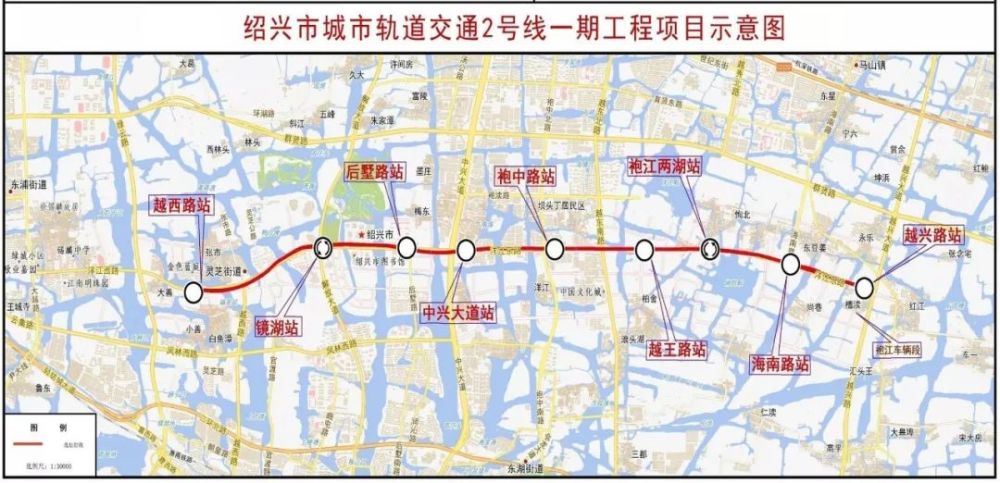 绍兴地铁2号线最新消息越西路站后墅路站详图来了