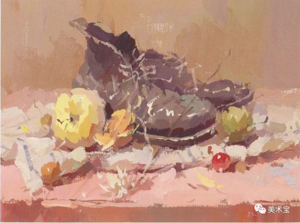 生活杂物类色彩静物组合范画