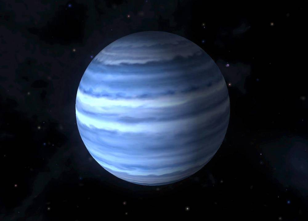 以木星类行星为例,它的轨道可以与太阳系最大的行星相媲美.
