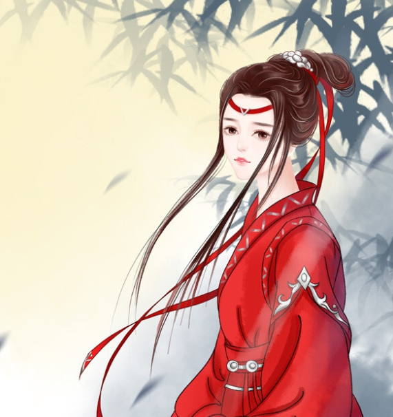 古风女生头像:而今,已是物是人非,花落尽,这一场似水