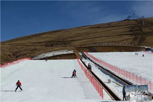 14日起可到曲靖大海草山国际滑雪度假区花样玩雪