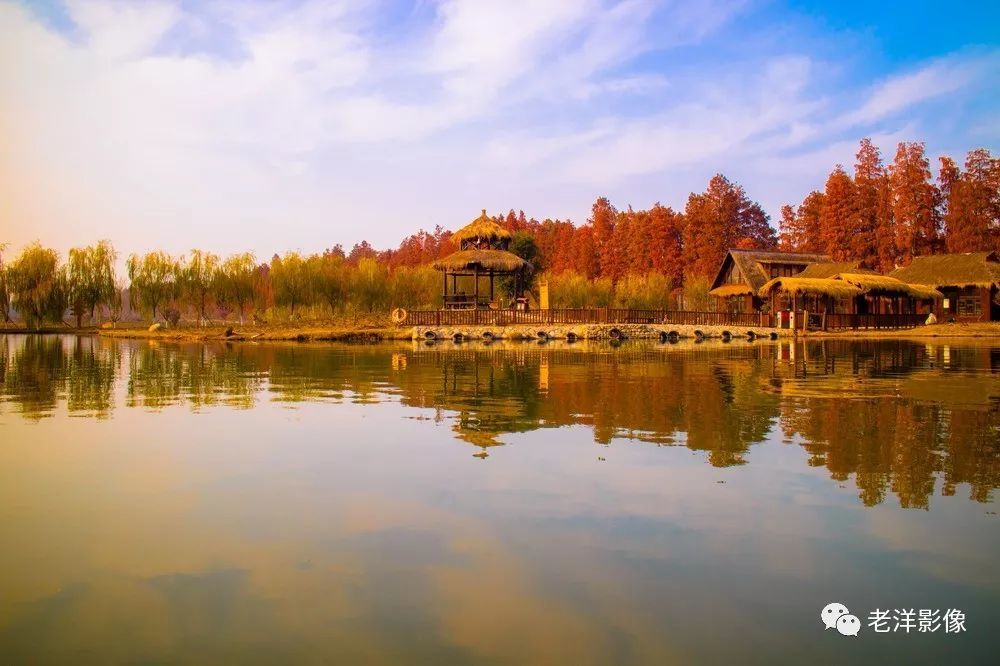 于仙桃市梦里水乡景区,做彩色的梦,看彩色的风景,穿越