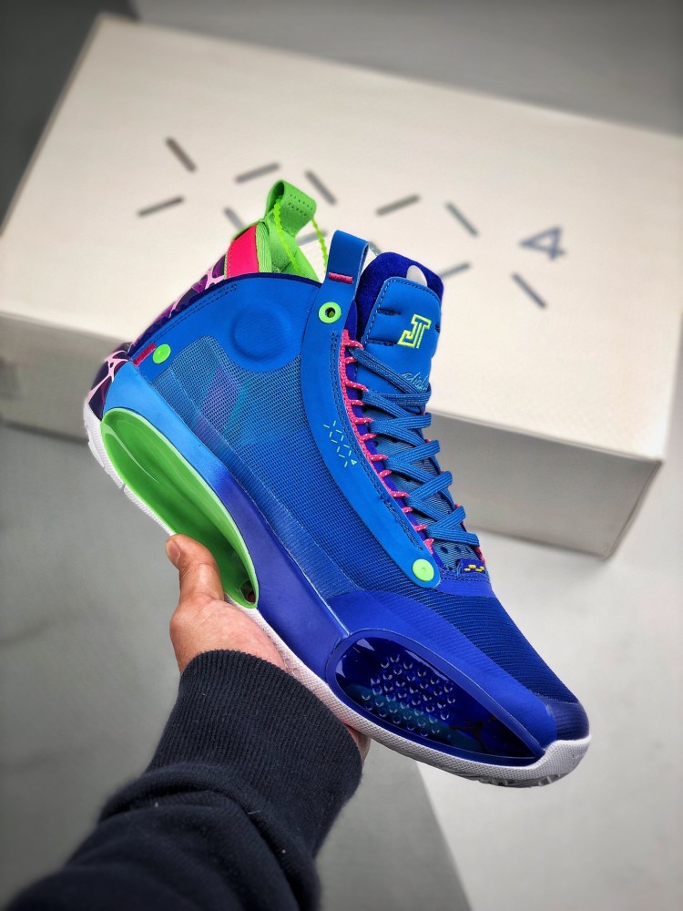 aj34未来概念轻量化篮球鞋,更轻更弹至强