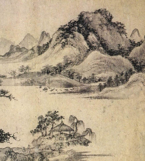 元代山水画四大家,明清以来山水画家心目中的旗帜
