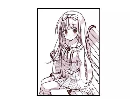 动漫女生坐姿怎么画?动漫女生优雅坐姿的画法教程!