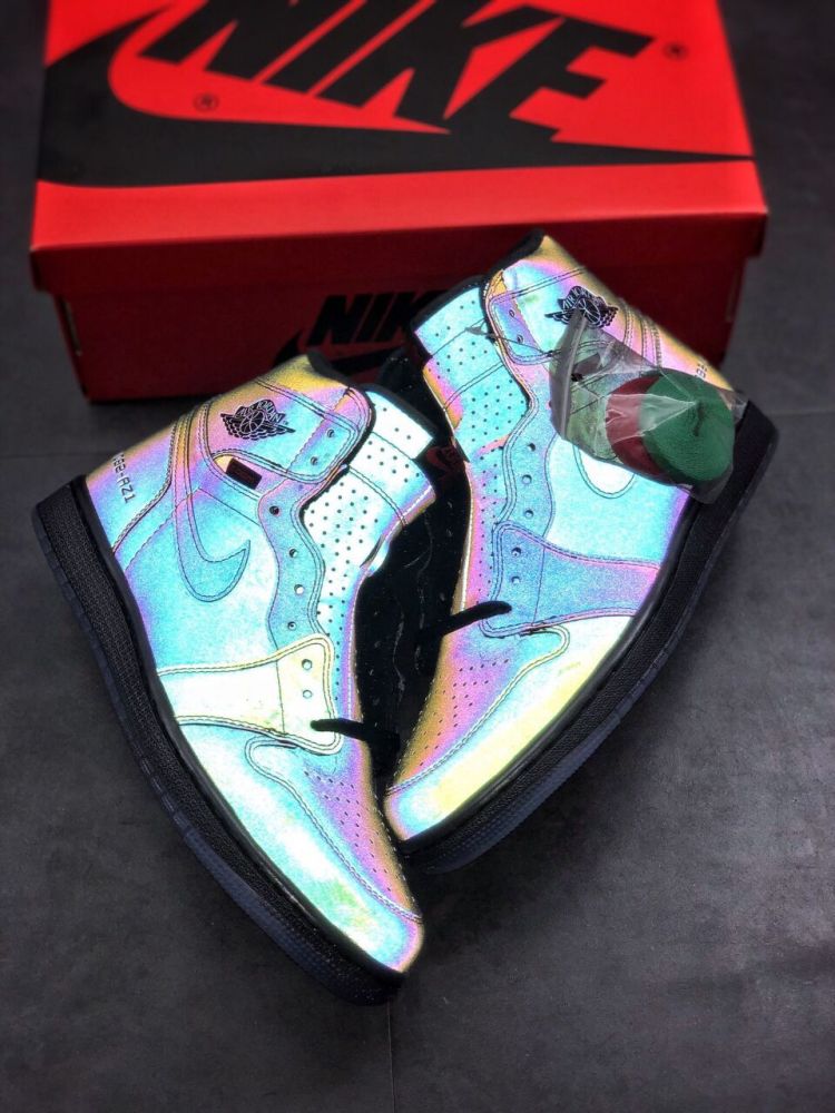 aj1 zoom 变色龙开箱细节测评