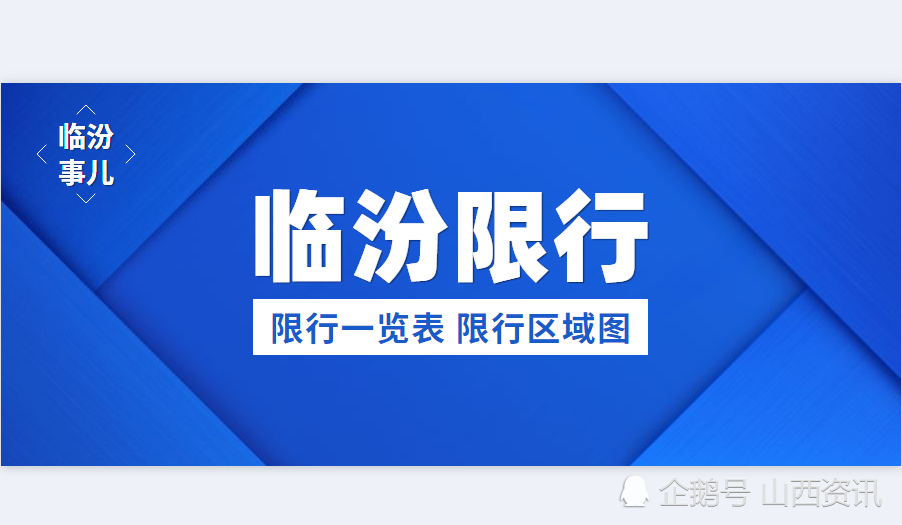 山西临汾限行一览表限行区域示意图收藏备用