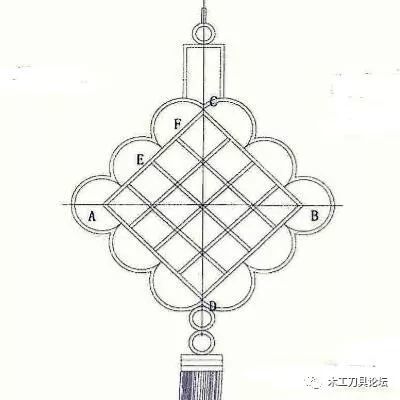 装修异形造型中国结的设计画法步骤