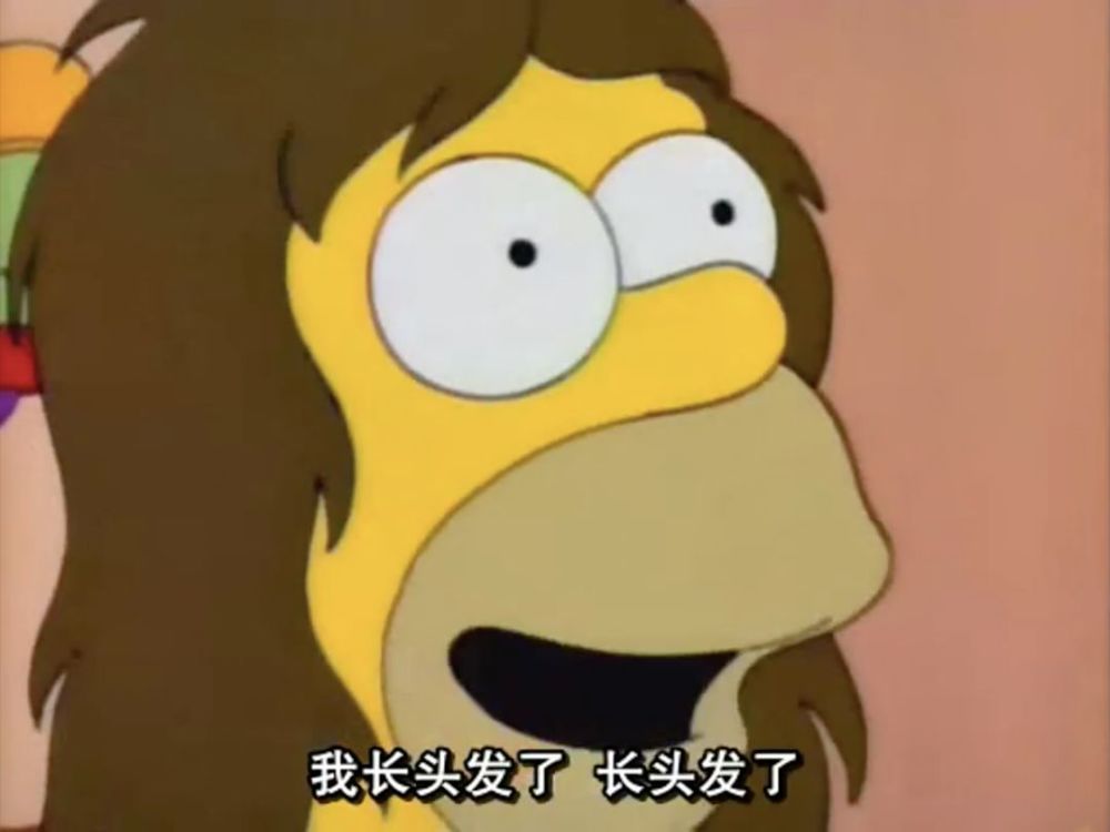 homer觉得他事业不顺的原因是因为秃顶,他花大价钱买了神奇生发精